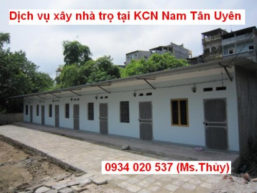 Nhận dịch vụ xây nhà trọ tại KCN Nam Tân Uyên